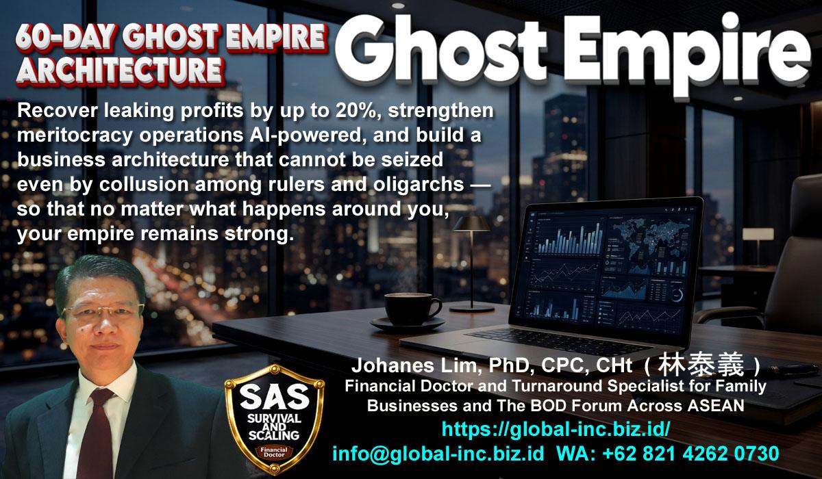 Virtual family office, ghost empire, profit improvement, Financial Recovery, succession planning, bisnis keluarga, mengatasi kerugian bisnis, meningkatkan profit, business turnaround expert